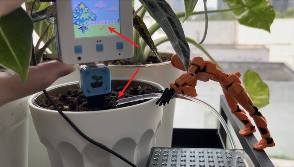 kittenbot_arcade_watering_plants